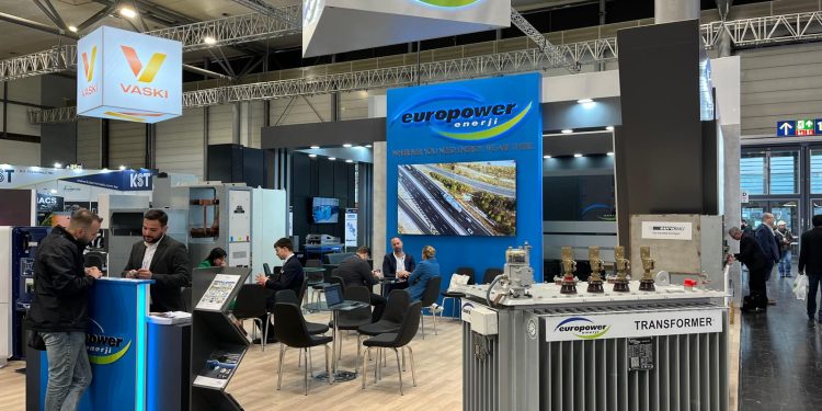 Endüstri fuarı Hannover Messe'de Europower Enerji standı.
