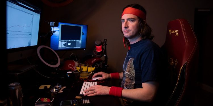 Roaring Kitty takma adlı yatırımcı Keith Gill. | Wall Street Journal